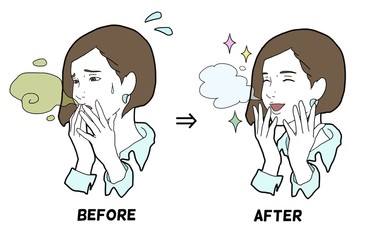 口臭改善　女性
