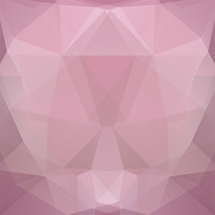 Background of geometric shapes. Pastel pink mosaic pattern. Vector EPS 10. Vector illustration