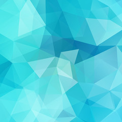 Fototapeta premium Abstract geometric style blue background. Vector illustration