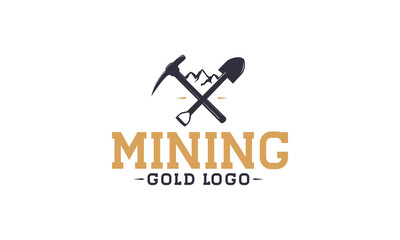 MINING GOLD LOGO
