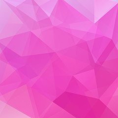 Abstract polygonal vector background. Pink geometric vector illustration. Creative design template.