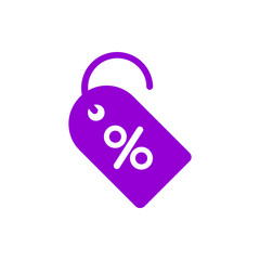 Discount, price, sales discount, shopping,offer,  business product discount dark violet color icon