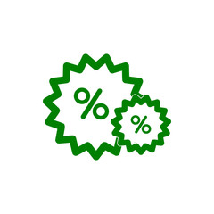 Discount, price, sales discount, shopping,offer,  business product discount green color icon