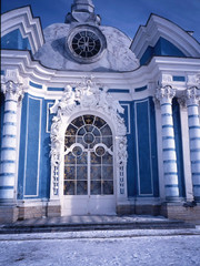 Russia; St. Petersburg; A detail of the st. Nicolas Cathedral