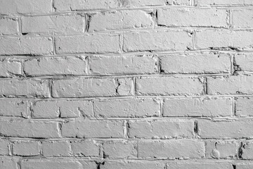 texture of old white brick wall