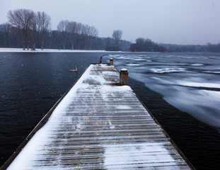 pier on the lake