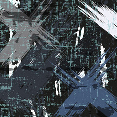 beautiful colored lines Graffiti on a black background illustration