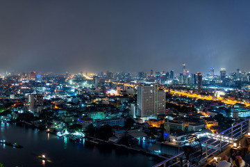 Fototapeta na wymiar Bangkok Sky View
