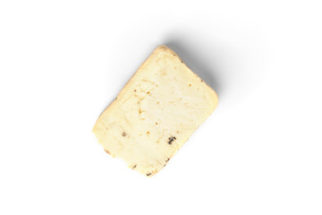 Cheese isolated on white background. 