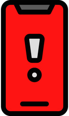 Smartphone flat icon