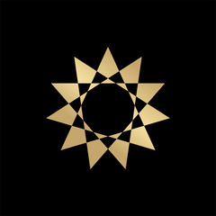 Ornament icon vector template