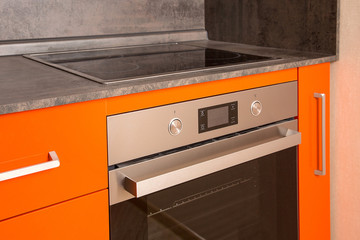oven in the kitchen. Concept - flat design