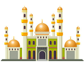 the beautiful mosque with the good design 