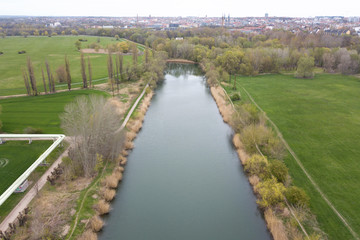 Drohnenaufnahme Halle/Saale
