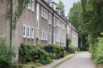 Fototapeta na wymiar Häuserreihe in Hattingen