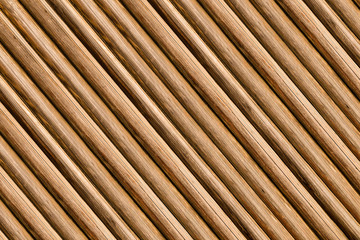 wood background base sloping logs thin parallel wood pine pattern light brown ridge base rustic