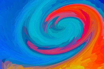 abstract background texture fractal mix colors blue orange red colorful texture