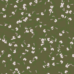 Swamp camouflage of various shades of green, brown and beige colors