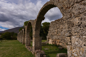 Rocchetta a Volturno, Isernia, Molise. Abbazia benedettina di San Vincenzo al Volturno. Storica...
