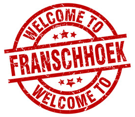 welcome to Franschhoek red stamp