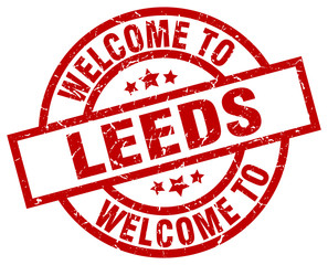 welcome to Leeds red stamp