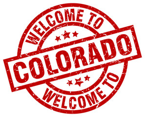 welcome to Colorado red stamp