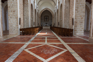 Rocchetta a Volturno, Isernia, Molise. Abbazia benedettina di San Vincenzo al Volturno. Storica...