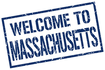 welcome to Massachusetts stamp