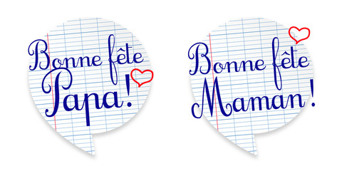 Bonne fête Papa / Bonne fête maman
