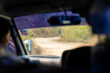 Driving on Inconvenient Gravel road