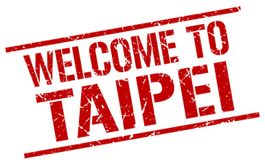 welcome to Taipei stamp