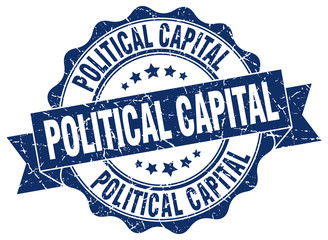political capital stamp. sign. seal