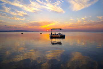 石垣島　フサキビーチの夕日