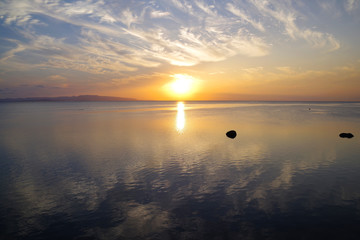 石垣島　フサキビーチの夕日