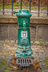 Fototapeta na wymiar Victorian Street Water Faucet