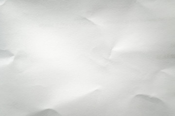 Obraz premium White paper with wrinkl