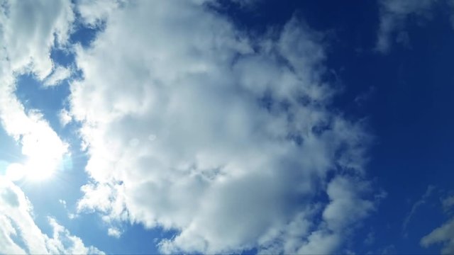 4 k Time-Laps frame posterise fasted video with view of clouds