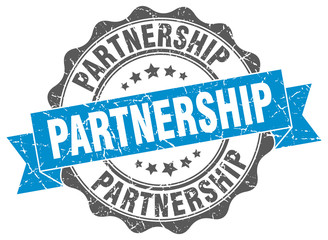 Fototapeta premium partnership stamp. sign. seal