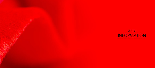 Red fabric material texture pattern on blur background