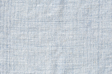 Fototapeta premium Blue cotton weave fabric background texture