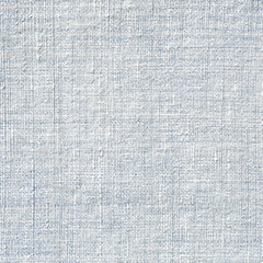 Blue cotton weave fabric background texture