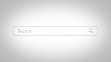 Internet Search Engine Field Background Loop/ 4k animation of a web search engine tool with entry field