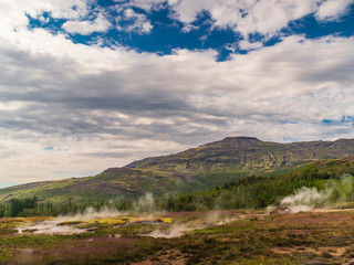 Mystical Icelandic landscape