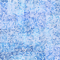 Mosaics of blue circles 