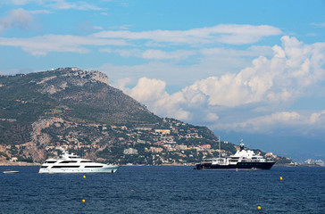 Obraz premium French Riviera - yachts