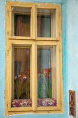 Window views in Sighisoara, Romania