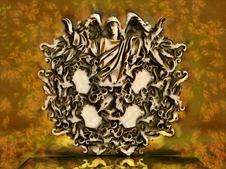 background with ornament