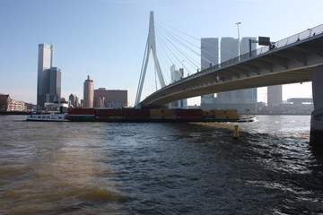a journey to discover the modern and futuristic architectural city of Rotterdam, between bridges and skyscrapers