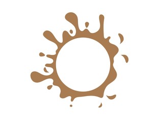 chocolate melted vector