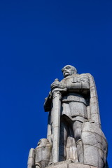 Hamburg, Deutschland - Bismarck Denkmal i